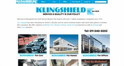 Desktop Screenshot of klingshield.com